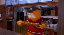 Montreal Canadiens Youppi GIF - Montreal Canadiens Youppi Rotisserie Chicken GIFs