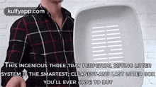 This Ingenious Three Tray Perpetual Sifting Littersystem Is The Smartest; Cleanest-and Last Litter Boxyou'Ll Ever Have To Buy.Gif GIF