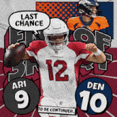 a cardinals football player is holding a football in his hand