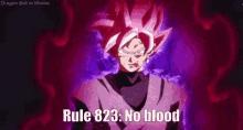 rule823 blood no blood rule 823