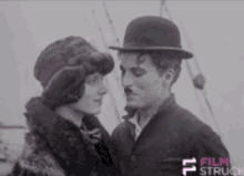 Charlie Chaplin GIF - Charlie Chaplin Kiss GIFs
