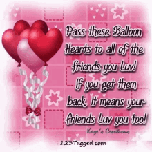 Morning Chain Message GIF - Morning Chain Message Pass These Balloons GIFs