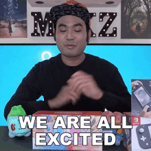 We Are All Excited Mikz Apol GIF - We Are All Excited Mikz Apol Mikz Apol Gaming GIFs