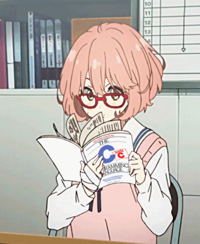 Anime Girl Reading A Book GIFs | Tenor