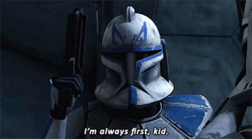 Star Wars Captain Rex GIF - Star Wars Captain Rex Im Always First Kid -  Discover & Share GIFs