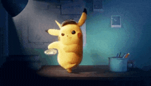 Detective Pikachu Pikachu Dance GIF - Detective Pikachu Pikachu Dance Detective Pikachu Dance GIFs