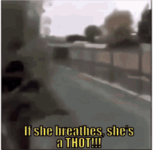 Thot If She Breathes GIF - Thot If She Breathes Lightsaber GIFs
