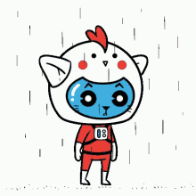 下雨 淋雨 GIF