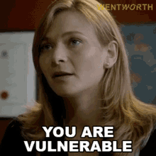 You Are Vulnerable Erica Davidson GIF - You Are Vulnerable Erica Davidson Wentworth GIFs