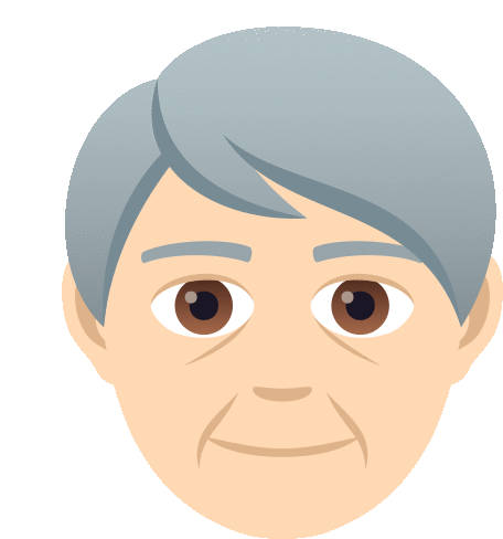 Older Person Joypixels Sticker - Older Person Joypixels Older Adult Stickers
