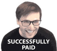Successfully Paid Thrilled Sticker - Successfully Paid Thrilled Pumped Up Stickers