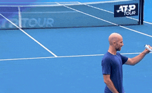 Adrian Mannarino Hit Head GIF - Adrian Mannarino Hit Head Tennis Racquet GIFs