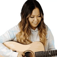 playing guitar ellen chang for3v3rfaithful guitar solo smile playing guitar ellen chang for3v3rfaithful guitar solo smile