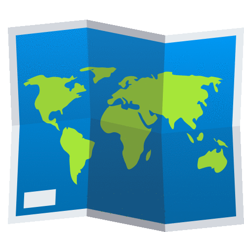 World Map Travel Sticker - World Map Travel Joypixels Stickers