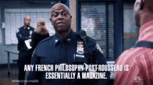 Any French Philosophy Post Rousseau Is Essentially A Magazine Andre Braugher GIF - Any French Philosophy Post Rousseau Is Essentially A Magazine Andre Braugher Raymond Holt GIFs