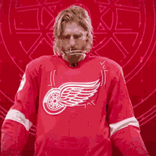 Red Wings Goal Detroit Red Wings Goal GIF - Red Wings Goal Detroit Red Wings Goal Marc Staal GIFs