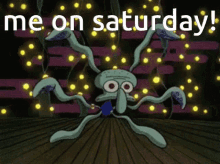 Me On Saturday Squidward GIF - Me On Saturday Squidward Spongebob Squarepants GIFs