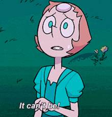 a cartoon of pearl saying it can t be