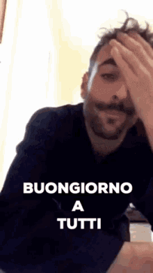 Marco Mengoni Buongiorno A Tutti GIF - Marco Mengoni Buongiorno A Tutti Good Morning Everyone GIFs
