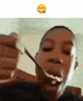 Black Kid Cereal Yum GIF - Black Kid Cereal Yum Guh GIFs