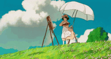 Ghibli Paint GIF - Ghibli Paint Kikis Delivery Service GIFs
