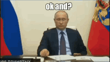 Ok And Putin GIF - Ok And Putin Putin Pen GIFs