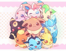 Eevee #Sylveon  Pokemon eeveelutions, Cute pokemon pictures, Pokemon eevee