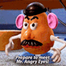 Toy Story Mr Potato Head GIF - Toy Story Mr Potato Head Prepare To Meet Mr Angry Eyes GIFs