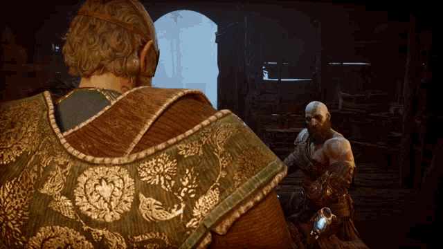 God Of War Ragnarok Odin GIF