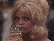 Drinking Chug GIF - Drinking Chug Goldie Hawn GIFs