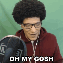 Oh My Gosh Afro GIF - Oh My Gosh Afro Attackoftheafro GIFs