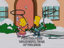 Most Wonderful Time Of The Year The Simpsoms GIF