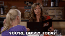 Youre Bossy Today Bonnie GIF - Youre Bossy Today Bonnie Allison Janney Mom GIFs