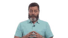 shrug nick offerman big think i dont know oh well