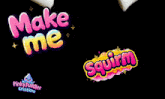 a logo for pinky puddles creations says make me squirm
