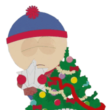 holding a star stan marsh south park season8ep14woodland critter christmas whats this star for