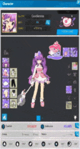 a screenshot of a character in a video game called cure serena