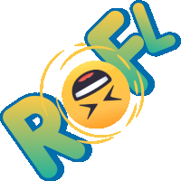 Rofl Smiley Guy Sticker - Rofl Smiley Guy Joypixels Stickers