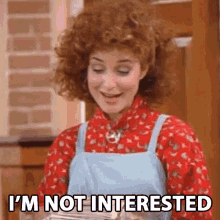 im not interested mary jo shively annie potts designing women no thanks