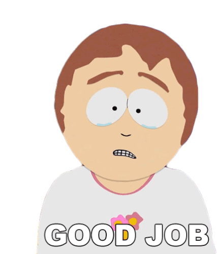 Good Job Sharon Marsh Sticker - Good Job Sharon Marsh South Park Stickers