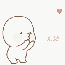 kiss face