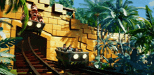 Super Nintendo World Donkey Kong Country GIF