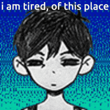 Omori I Am Tired GIF - Omori I Am Tired Of This Place GIFs