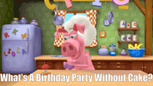 Word World Pig GIF - Word World Pig Birthday Party GIFs