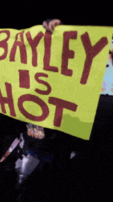 Bayley Bayley Is Hot GIF - Bayley Bayley Is Hot Sign GIFs