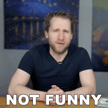 Not Funny Jesse Tyler Ridgway GIF - Not Funny Jesse Tyler Ridgway Mcjuggernuggetsgifs GIFs
