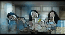 Zombie Eating GIF - Zombie Eating Girls GIFs