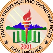 the logo for trung hoc pho thong nam dong