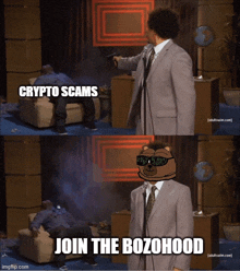 Join The Bozohood Crypto Scams GIF - Join The Bozohood Crypto Scams Bozo Hybrid GIFs