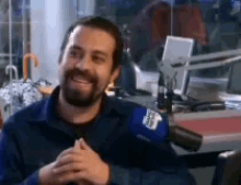 Boulos Smile GIF - Boulos Smile Listening GIFs